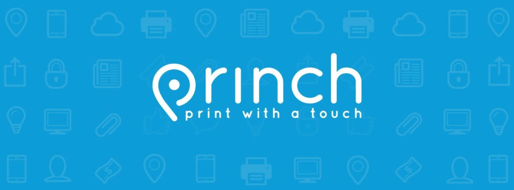 Logo and link to the mobile printing service princh